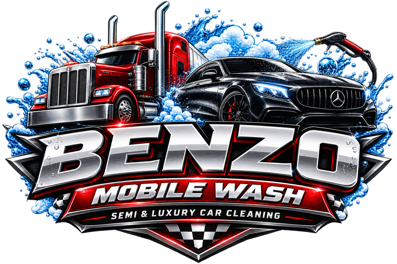 Benzo Mobile Wash — semi & luxury car cleaning